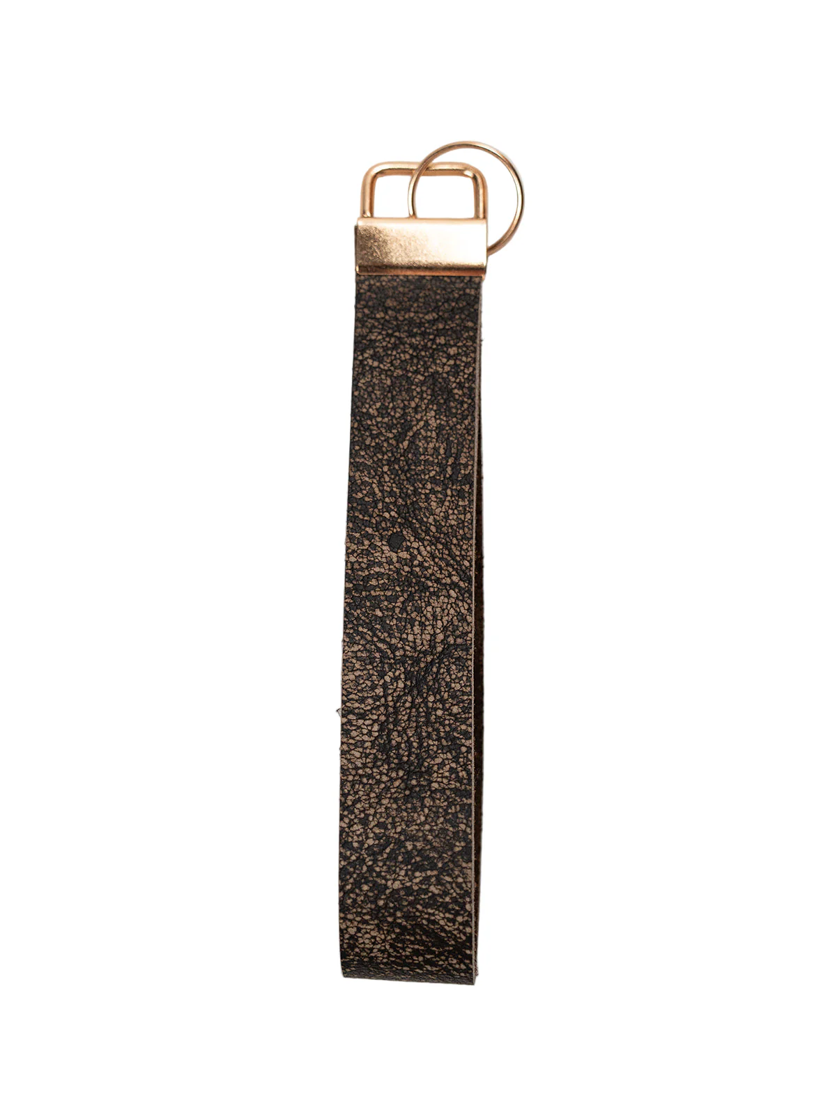 Real African Cape Buffalo Leather Keychain Strap 6" - Image 3