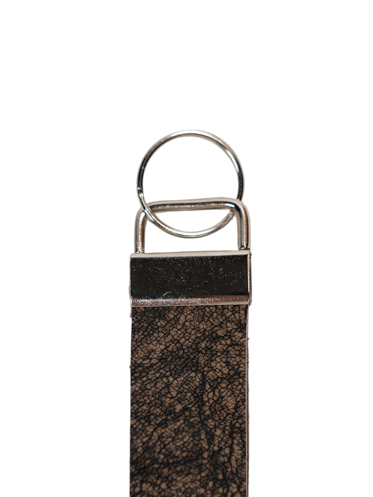 Real African Cape Buffalo Leather Keychain Strap 6" - Image 7