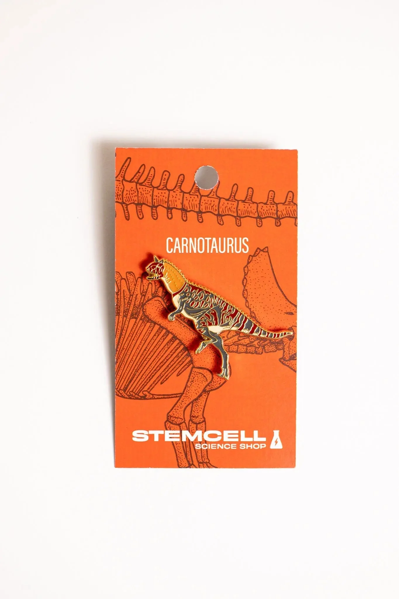 Carnotaurus Enamel Pin (Carnotaurus sastrei) - Image 5