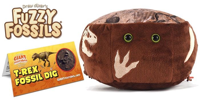 GIANTmicrobes T. Rex Fossil Dig Plush
