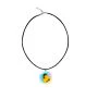 Real Butterfly in Iridescent Acrylic Necklace - Image 4