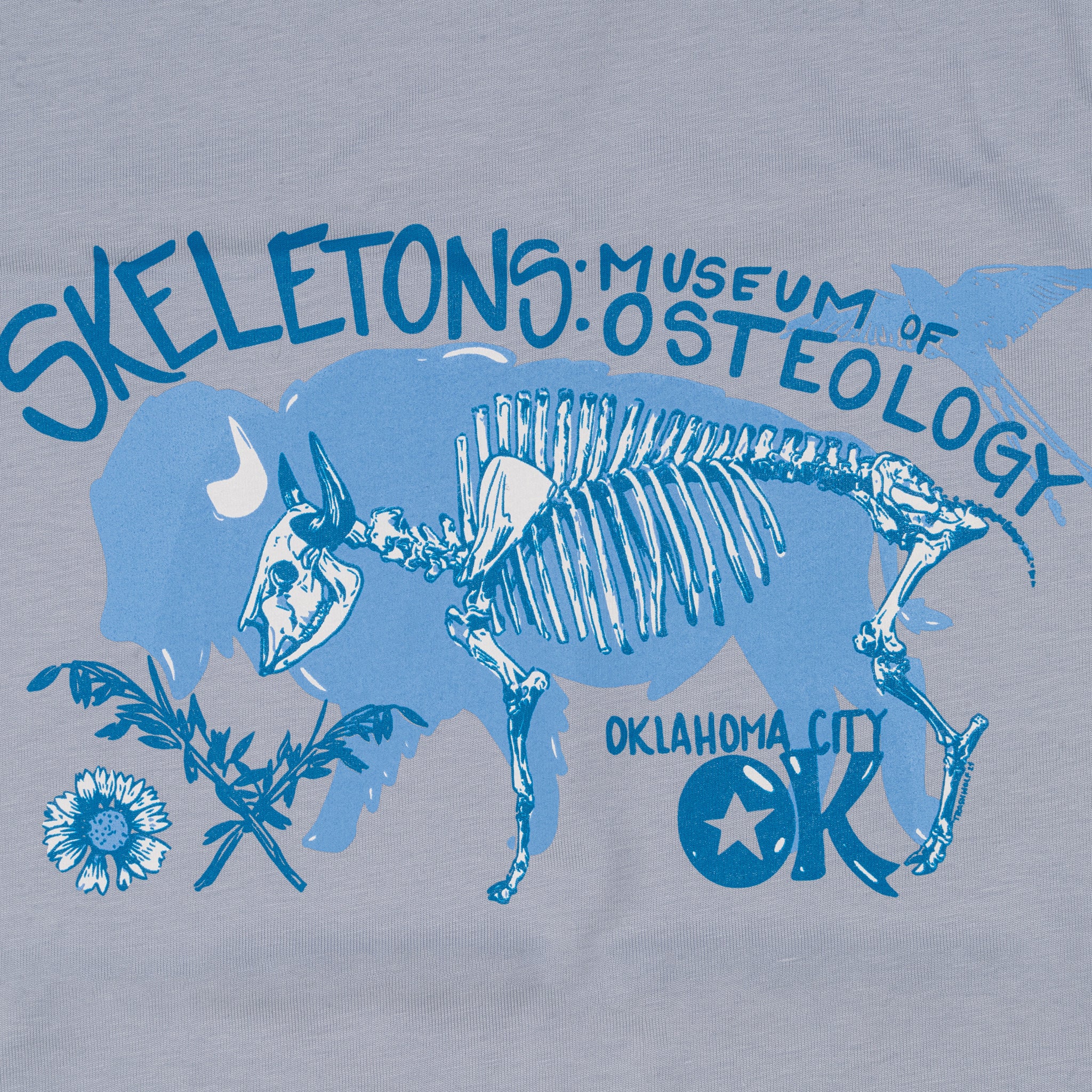 SKELETONS: Museum of Osteology Bison T-Shirt - Image 3