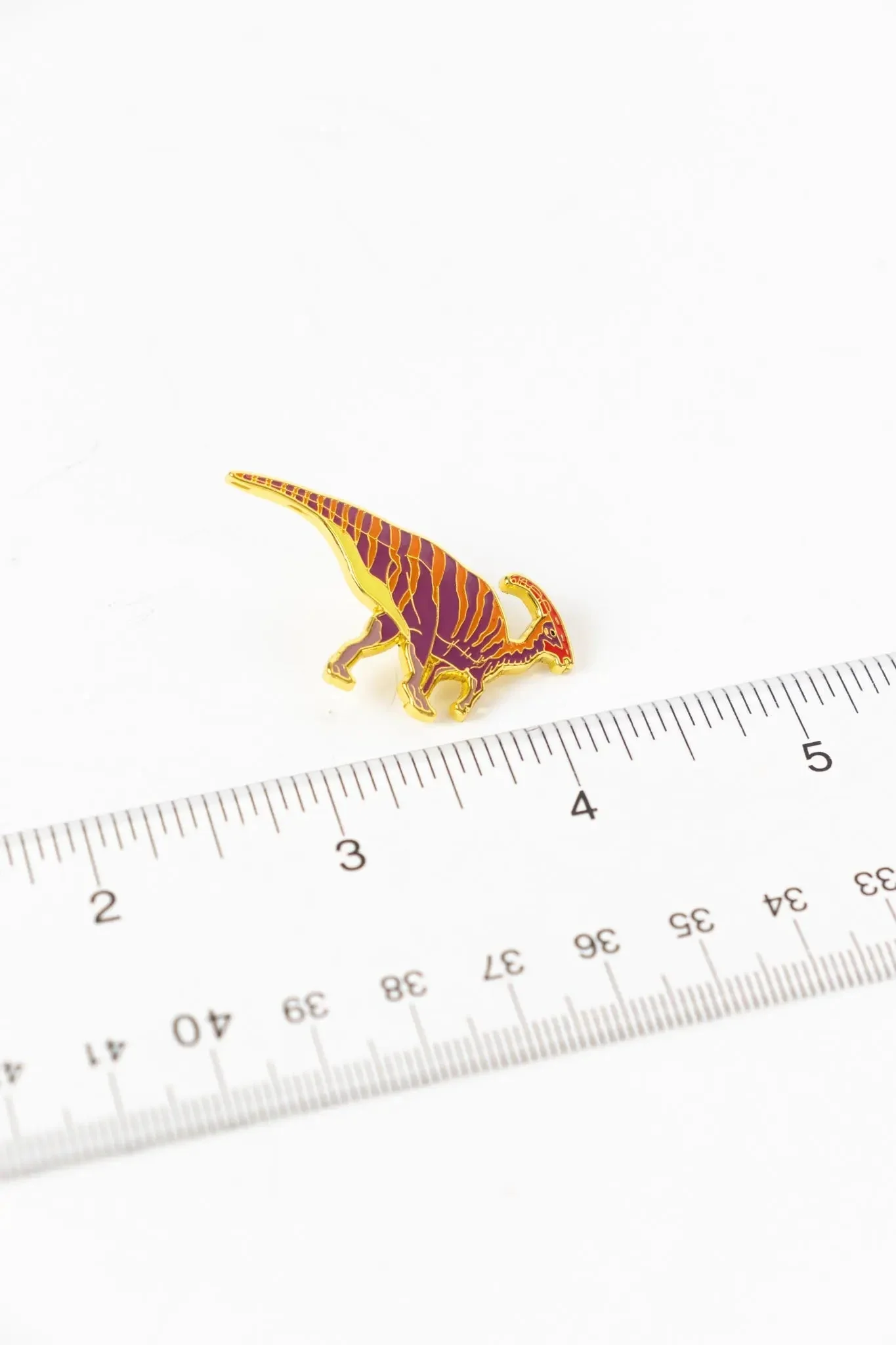 Parasaurolophus Enamel Pin (Parasaurolophus walkeri) - Image 5