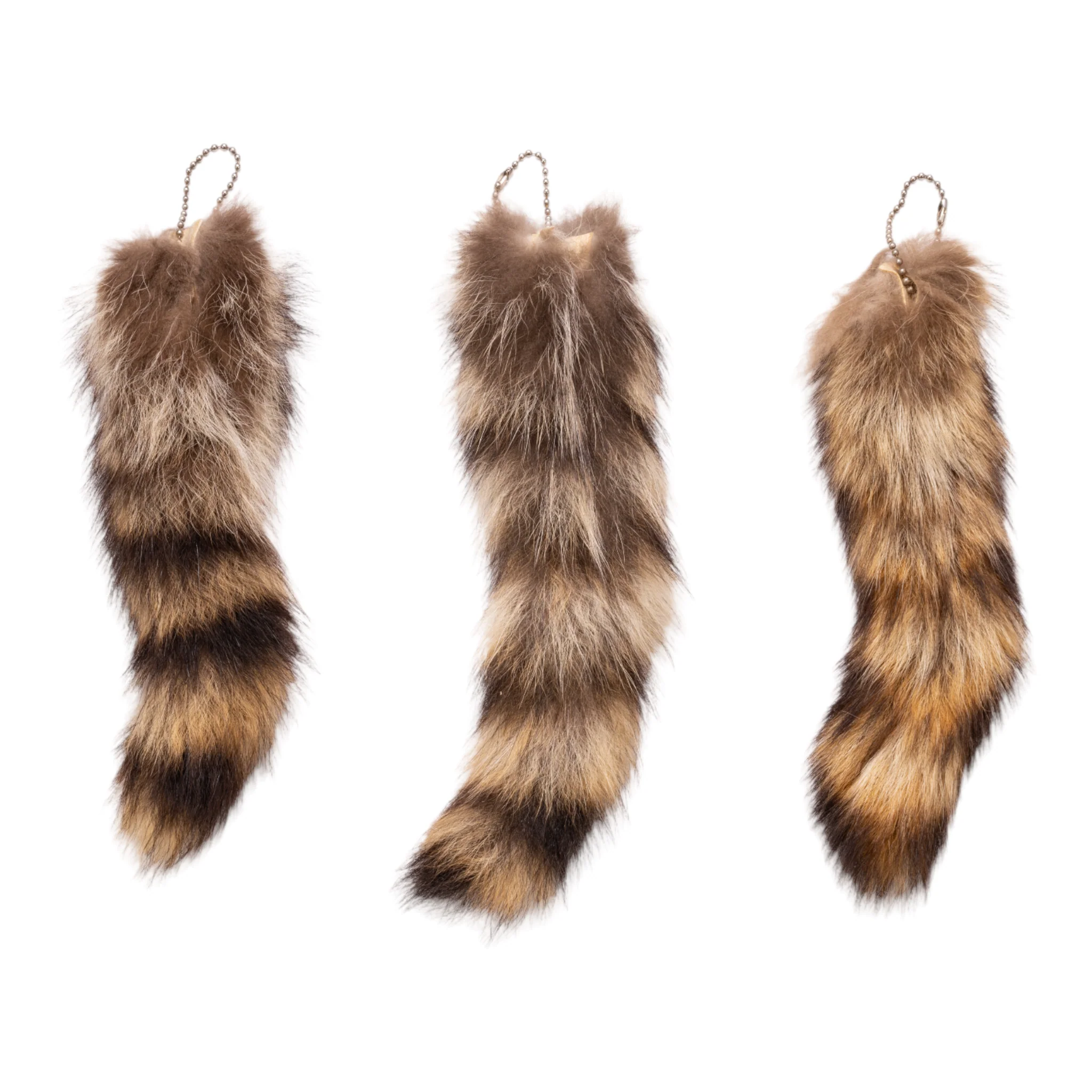 Real Raccoon Tail on Ball Chain - Single - Image 2