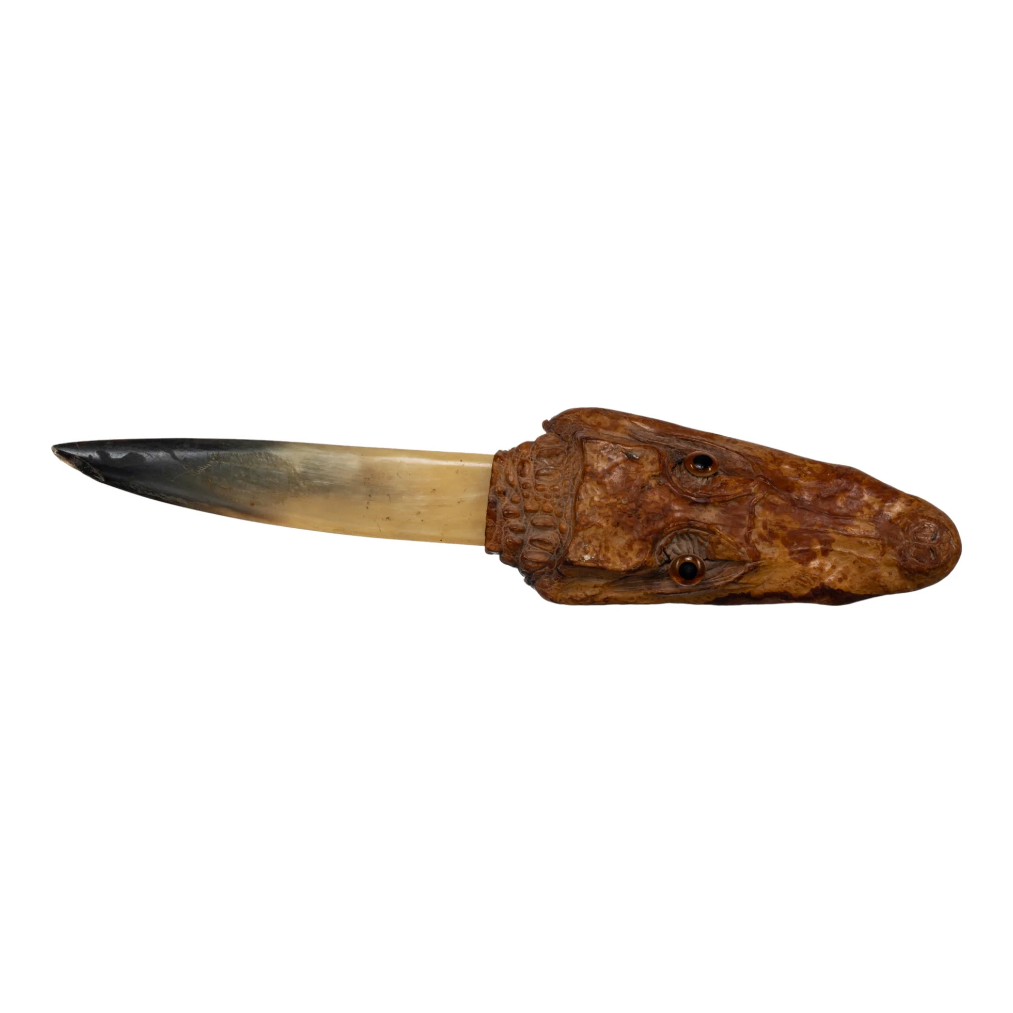 Real Spectacled Caiman Taxidermy Letter Opener - Image 3