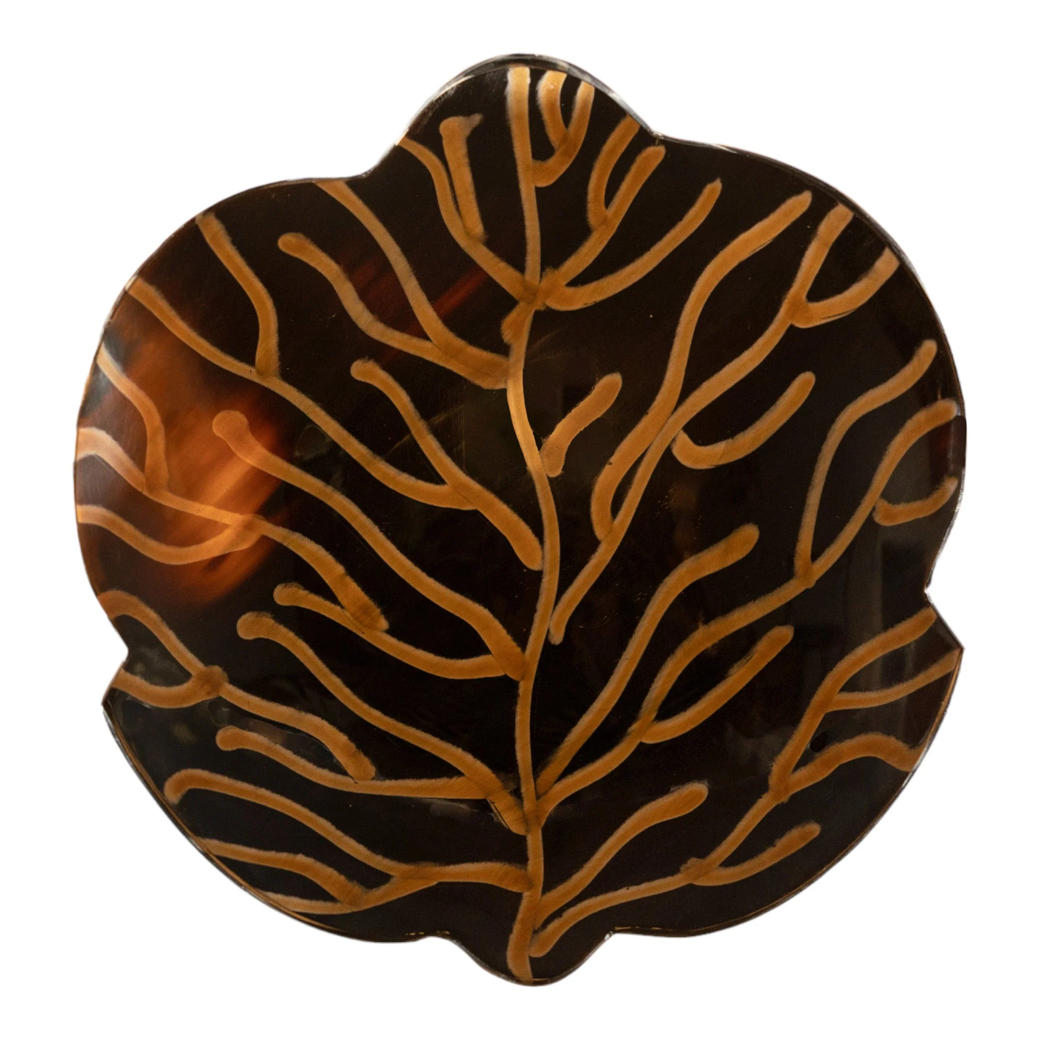 Real Water Buffalo Horn Leaf Tray - Image 2