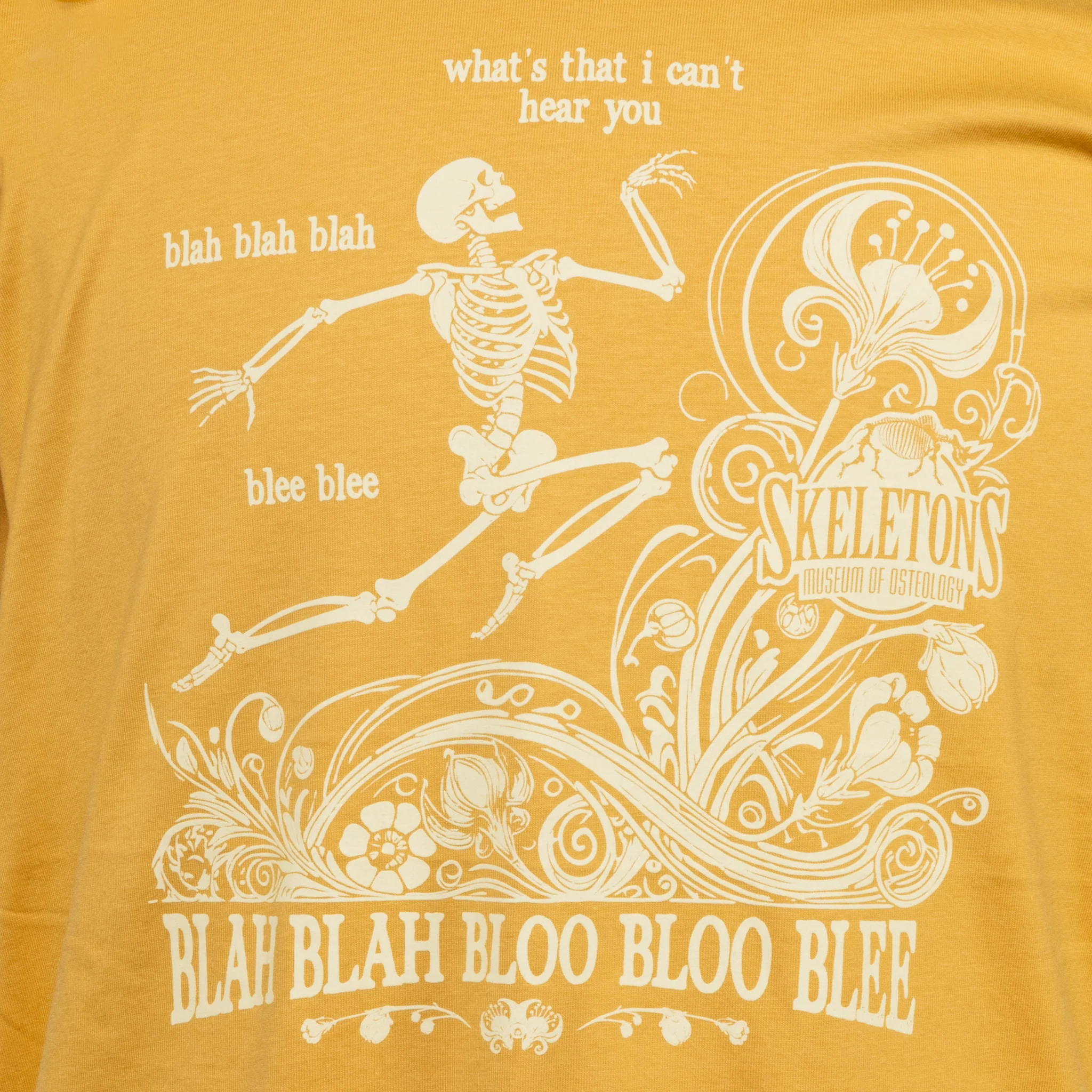 SKELETONS: Museum of Osteology Dancing Skeleton T-Shirt - Image 2