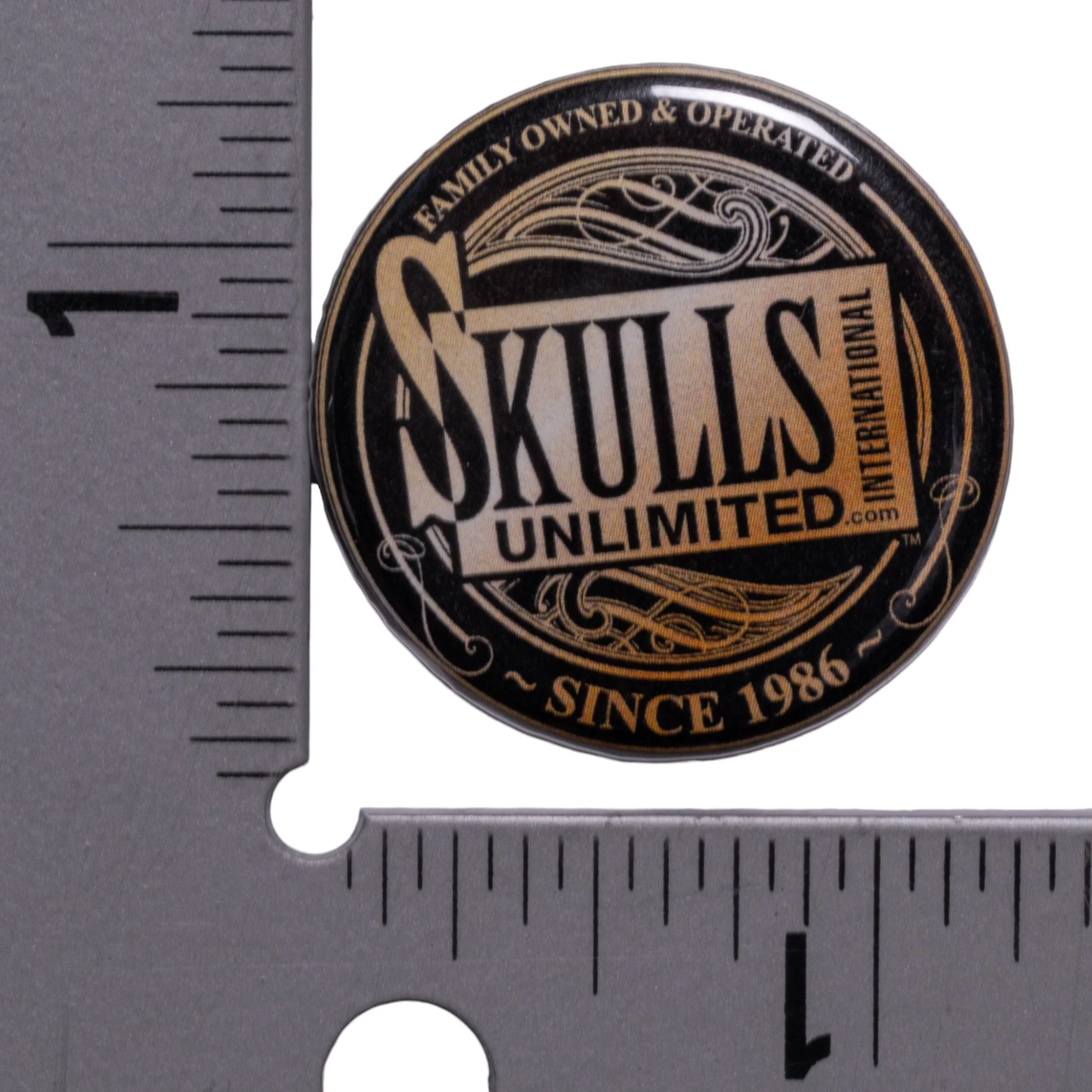 Skulls Unlimited Logo Button - Image 2