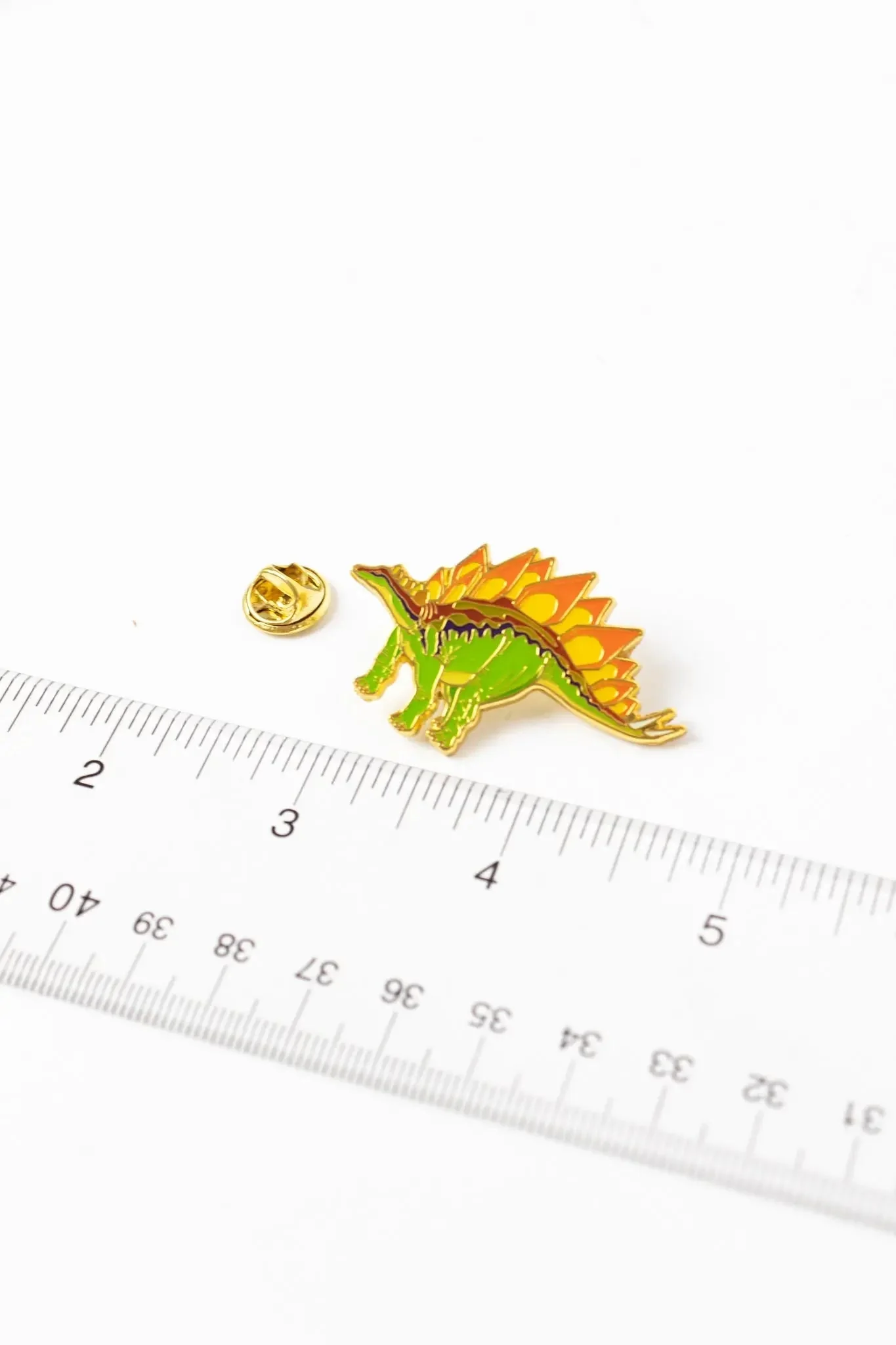 Stegosaurus Enamel Pin (Stegosaurus stenops) - Image 5