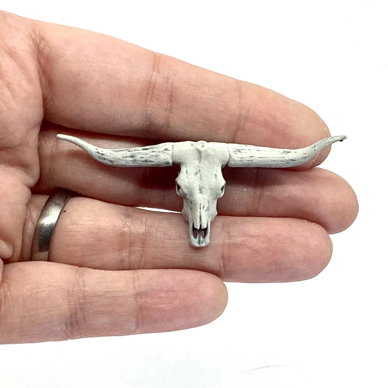 Texas Longhorn Skull Replica - 1:24 Scale - Image 3