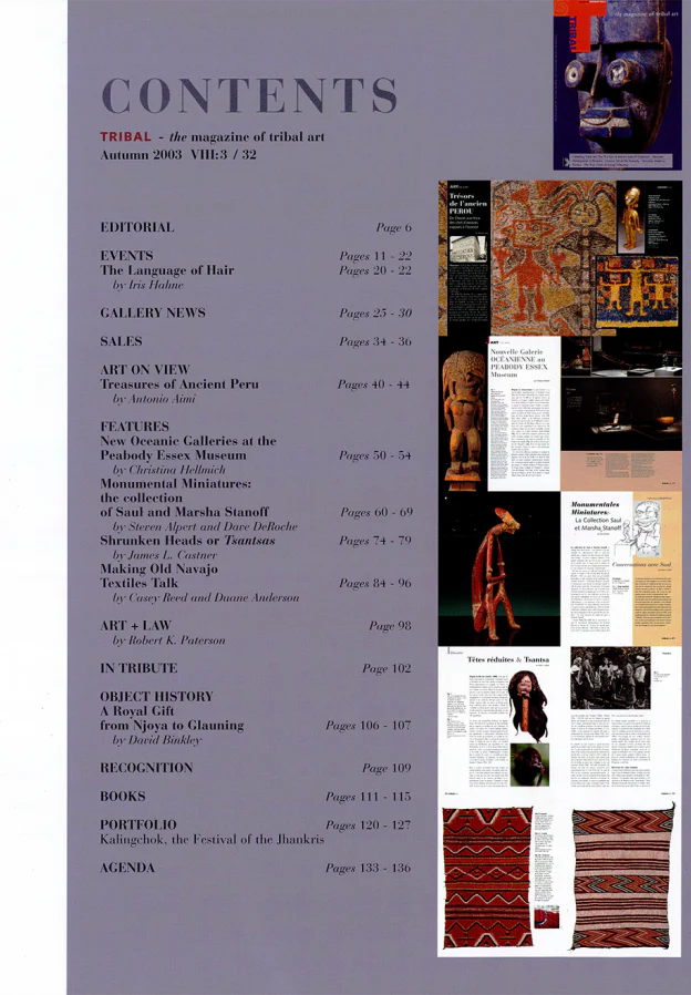"Tribal" Magazine, Autumn 2003 - Image 2