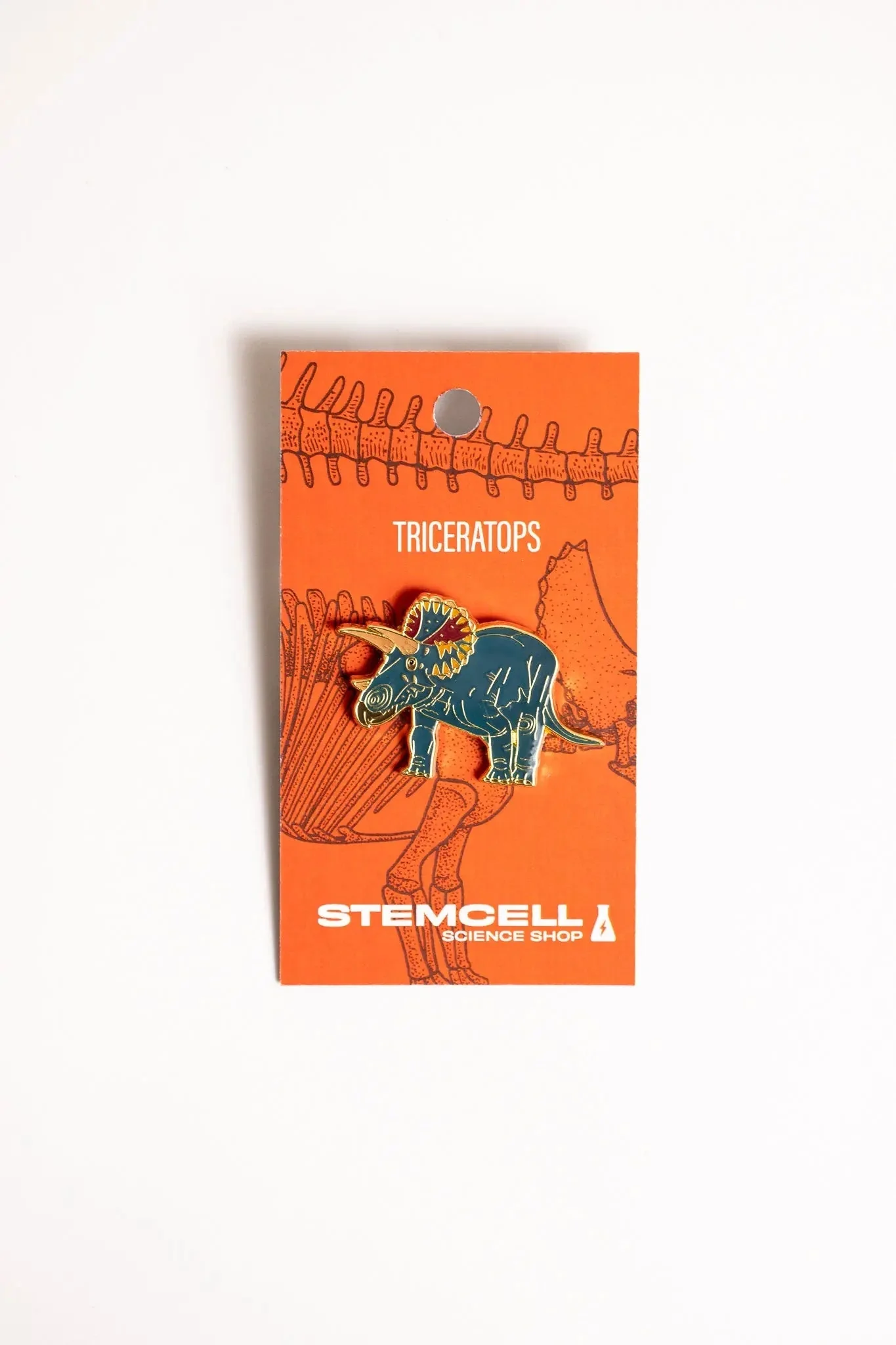 Triceratops Enamel Pin (Triceratops horridus) - Image 2